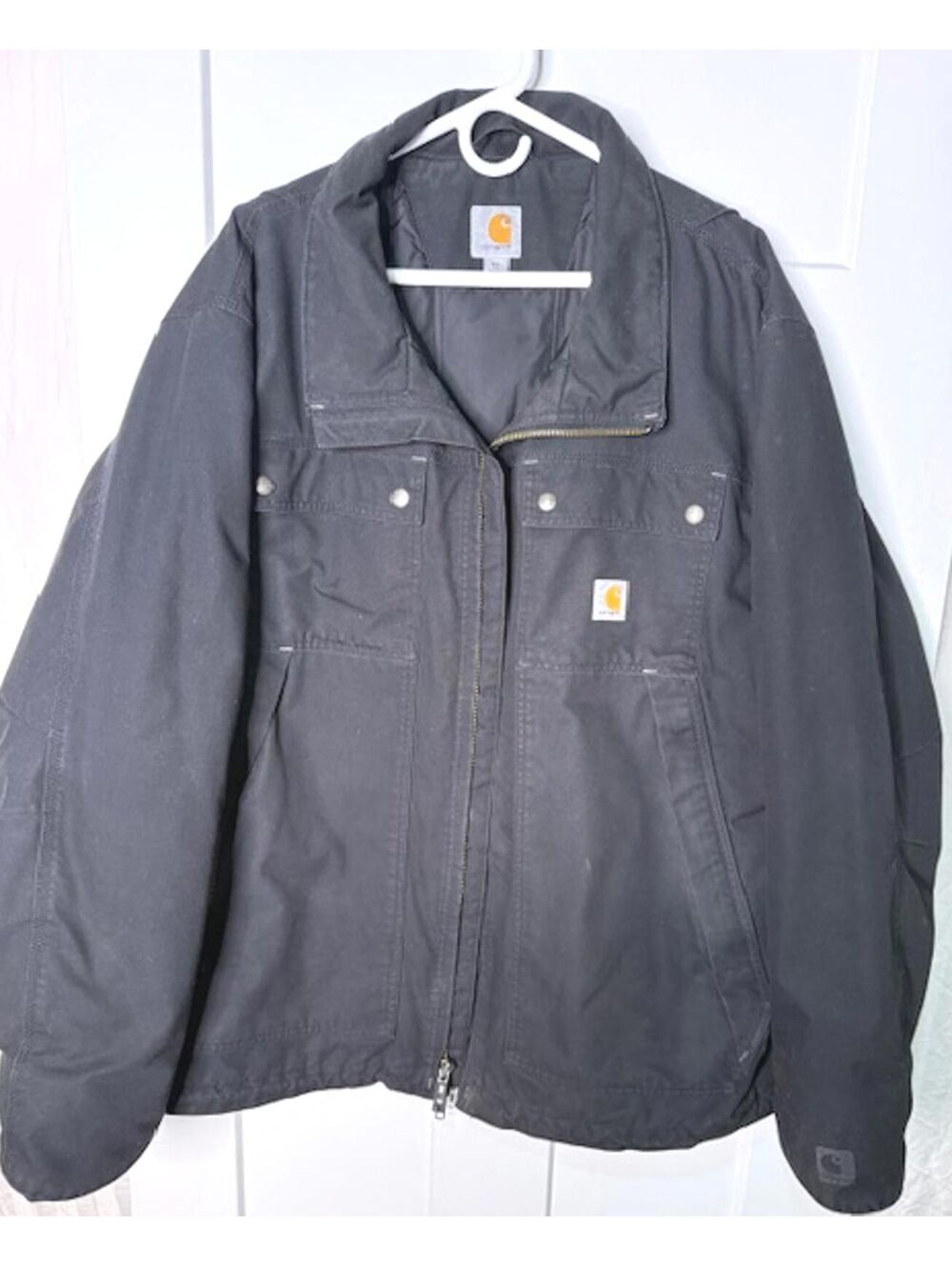 Carhartt Jefferson Quick Duck Insulated Jacket black size 2XL tall
